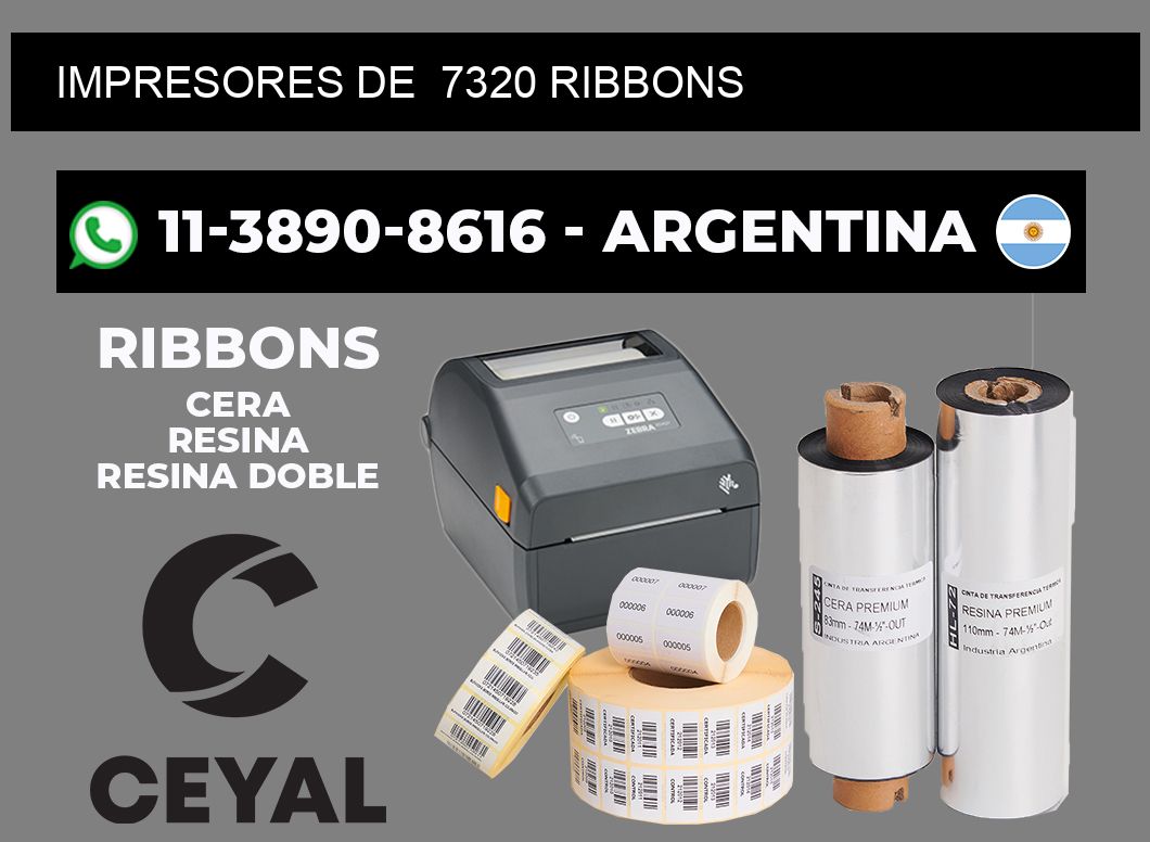 impresores de 7320 ribbons