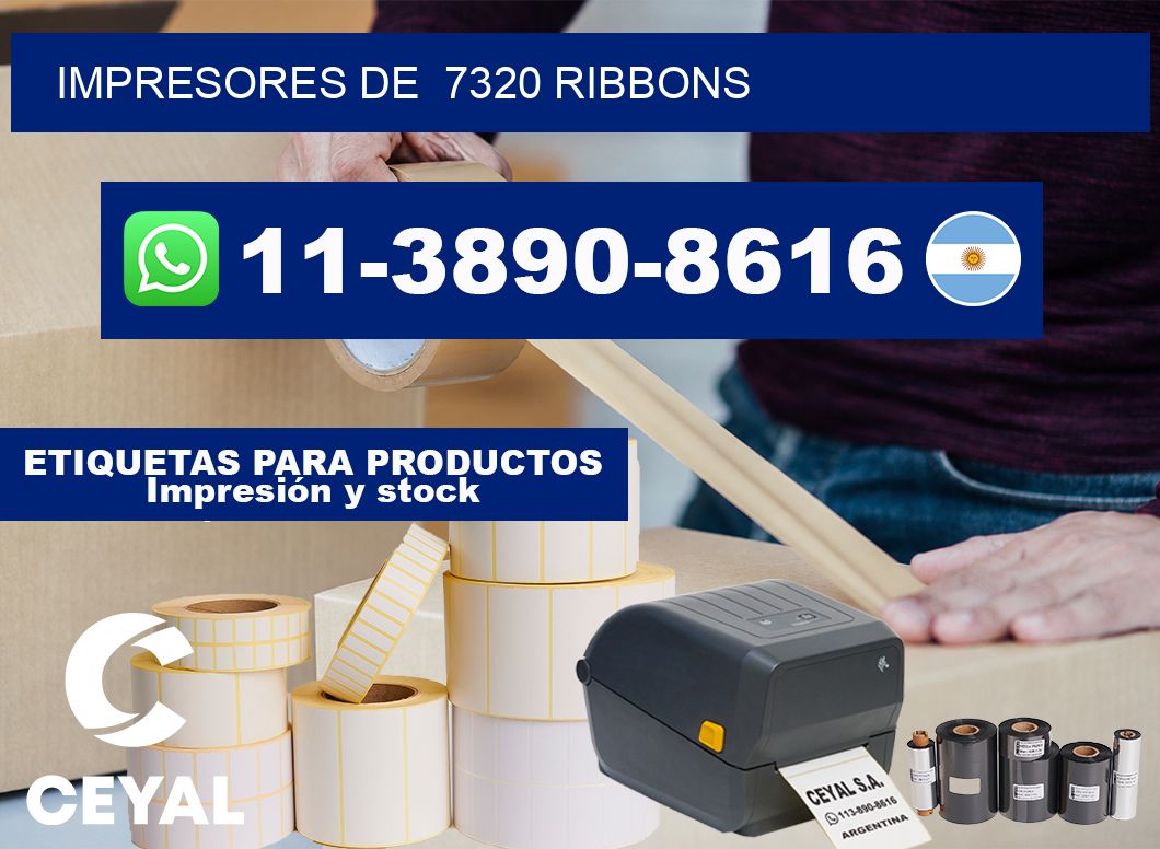 impresores de 7320 ribbons