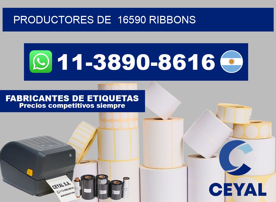 productores de  16590 ribbons