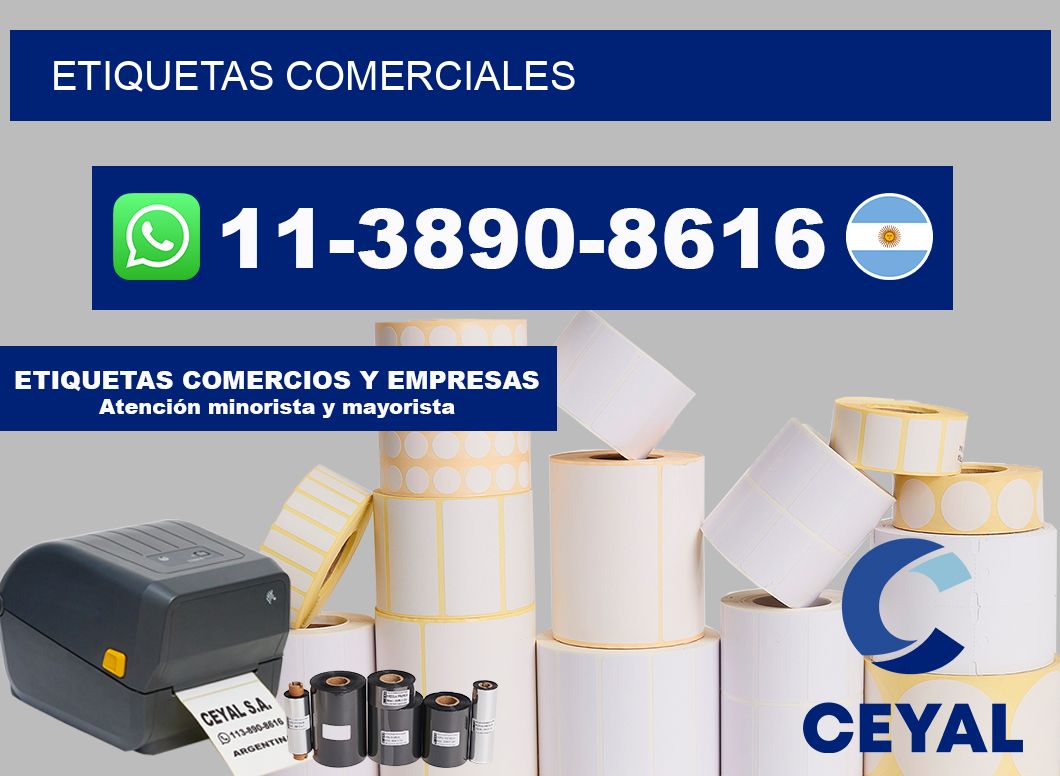 ETIQUETAS comerciales