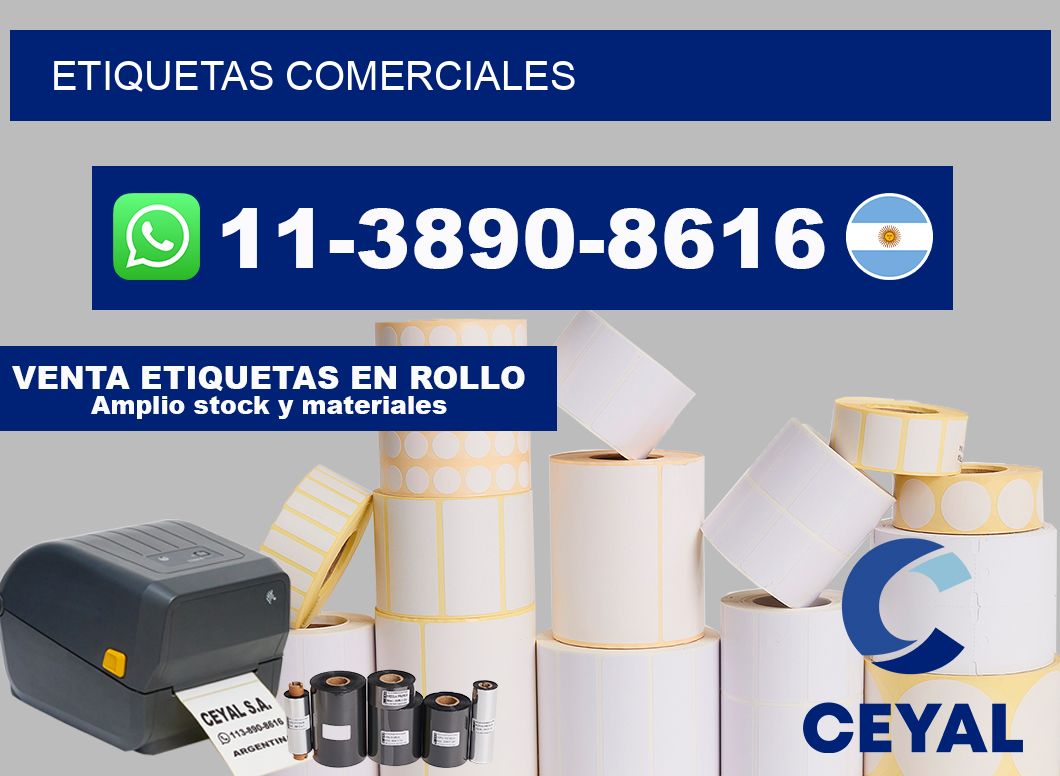 ETIQUETAS comerciales