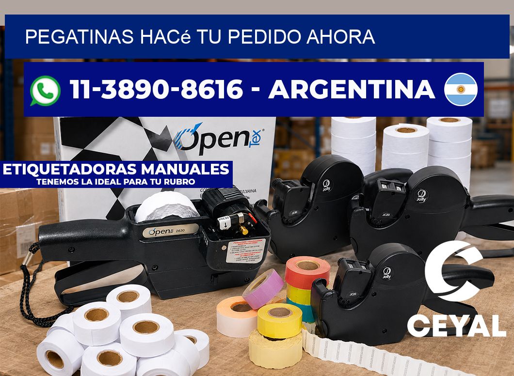 PEGATINAS Hacé tu pedido ahora