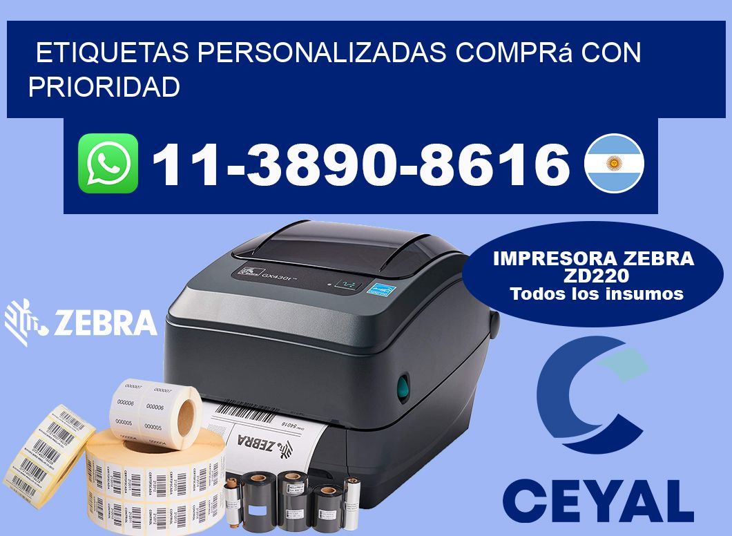 etiquetas personalizadas Comprá con prioridad