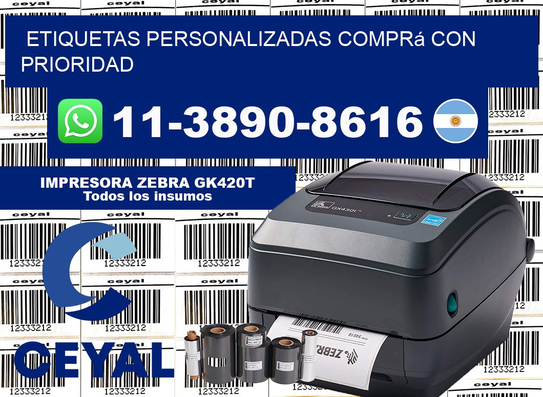 etiquetas personalizadas Comprá con prioridad