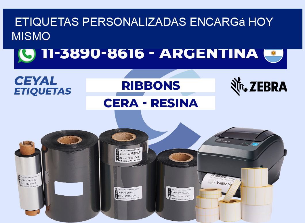 etiquetas personalizadas Encargá hoy mismo