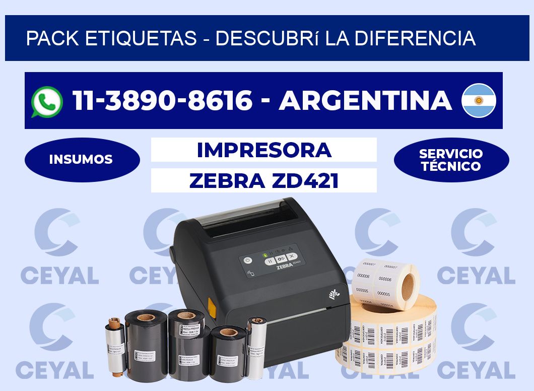 pack etiquetas - Descubrí la diferencia