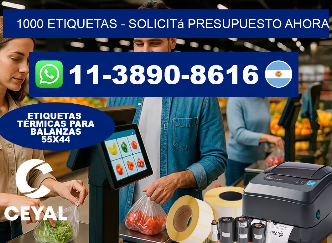 1000 ETIQUETAS – Solicitá presupuesto ahora