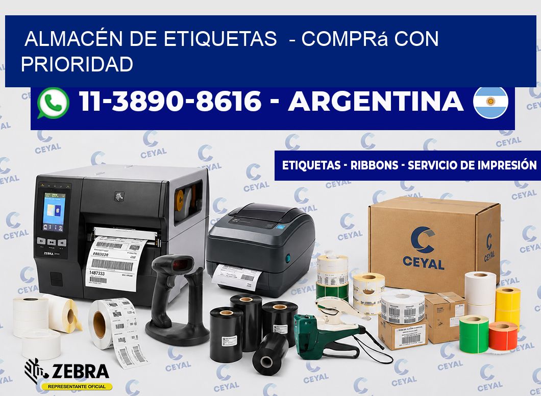 ALMACÉN DE ETIQUETAS - Comprá con prioridad