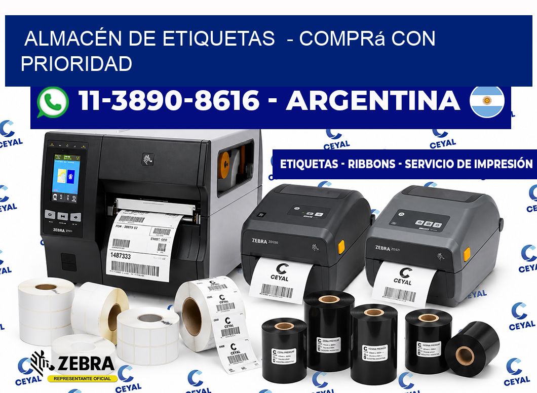 ALMACÉN DE ETIQUETAS - Comprá con prioridad