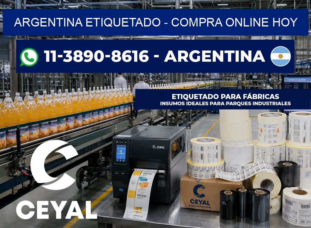 ARGENTINA ETIQUETADO - Compra online hoy