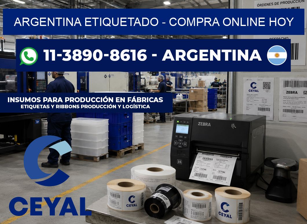 ARGENTINA ETIQUETADO - Compra online hoy