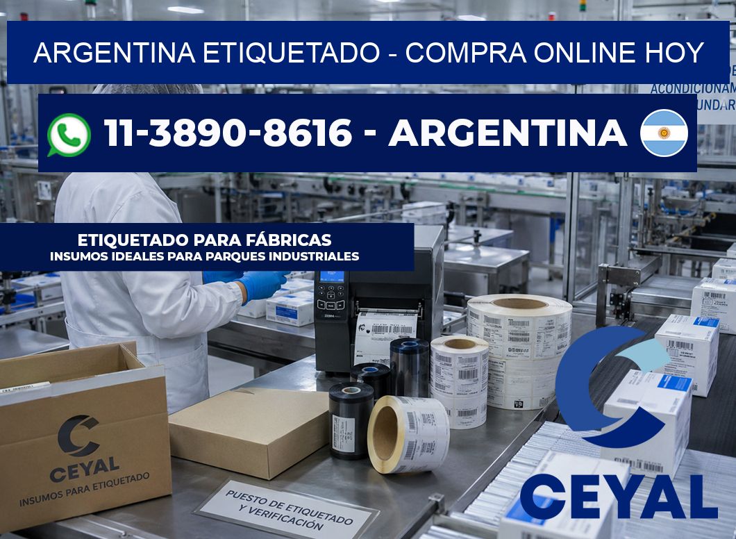 ARGENTINA ETIQUETADO - Compra online hoy
