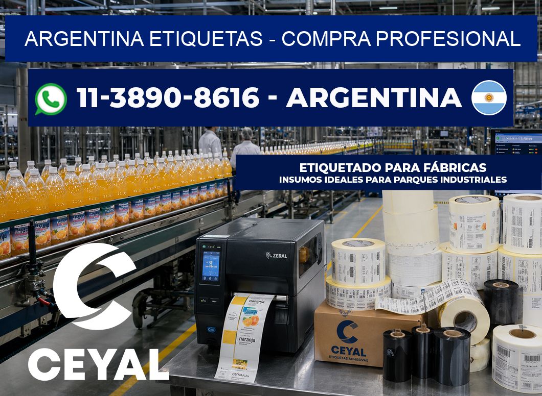 ARGENTINA ETIQUETAS - Compra profesional