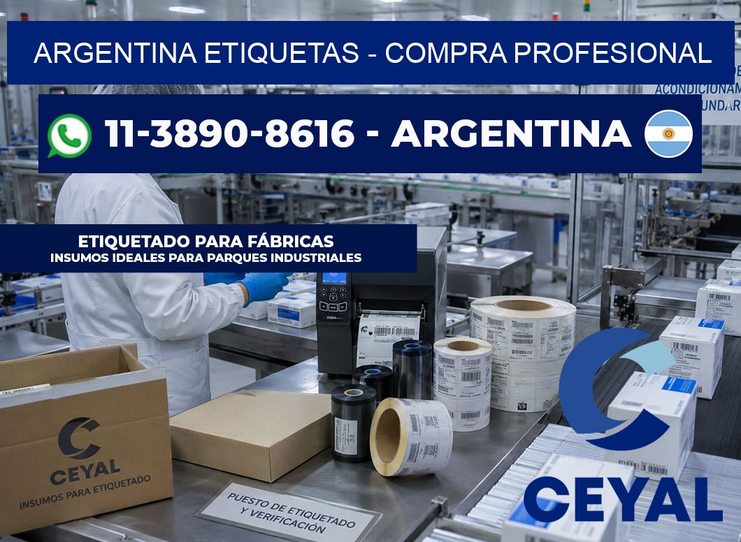 ARGENTINA ETIQUETAS - Compra profesional