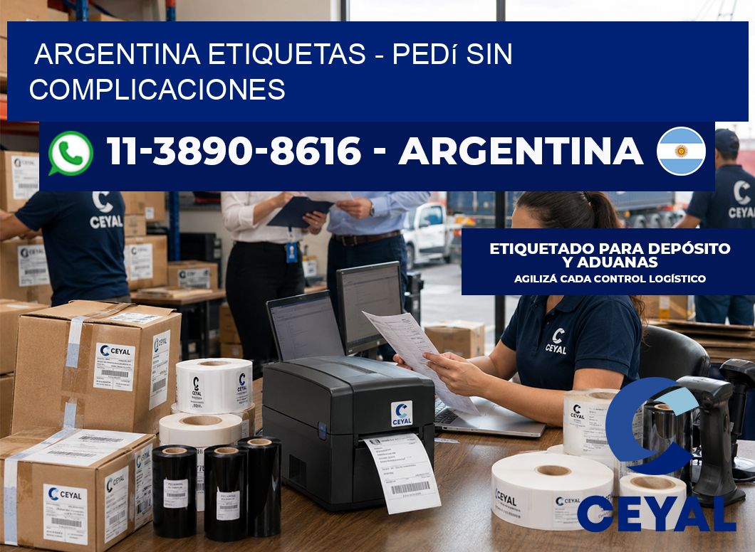 ARGENTINA ETIQUETAS – Pedí sin complicaciones