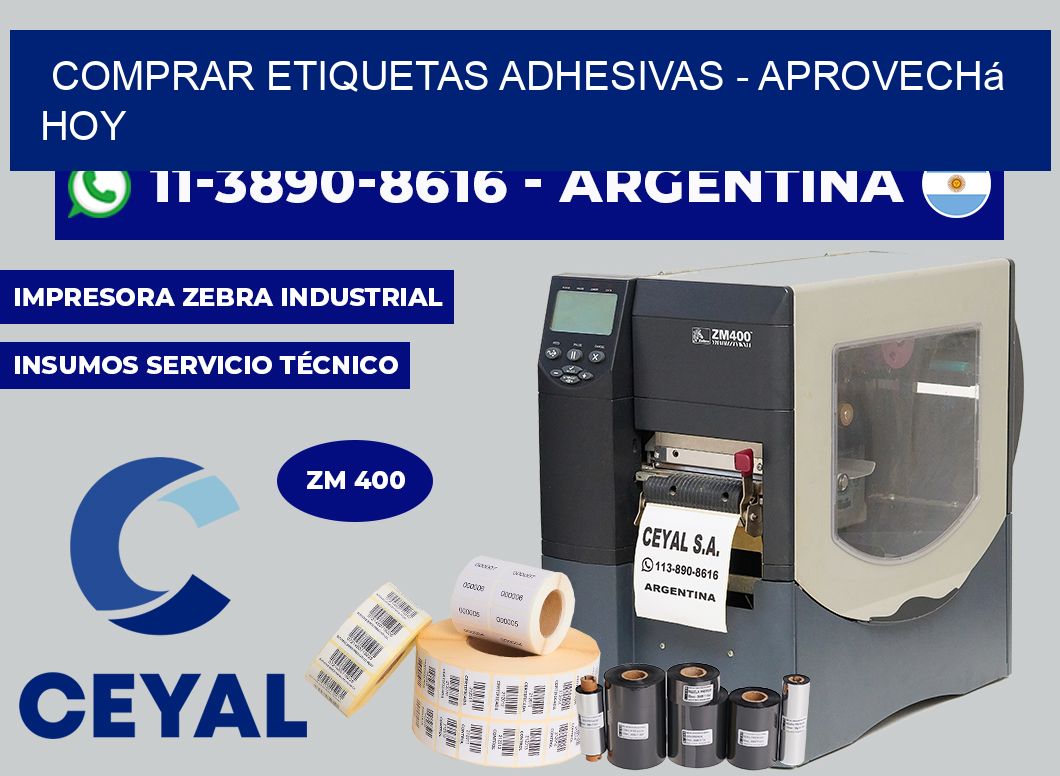 COMPRAR ETIQUETAS ADHESIVAS - Aprovechá hoy
