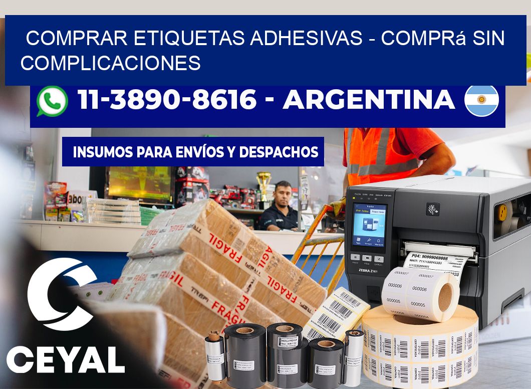 COMPRAR ETIQUETAS ADHESIVAS - Comprá sin complicaciones