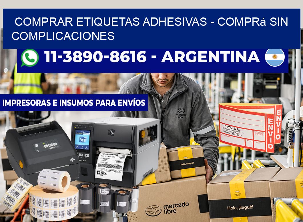 COMPRAR ETIQUETAS ADHESIVAS - Comprá sin complicaciones