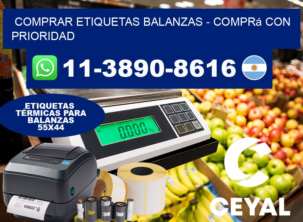 COMPRAR ETIQUETAS BALANZAS - Comprá con prioridad
