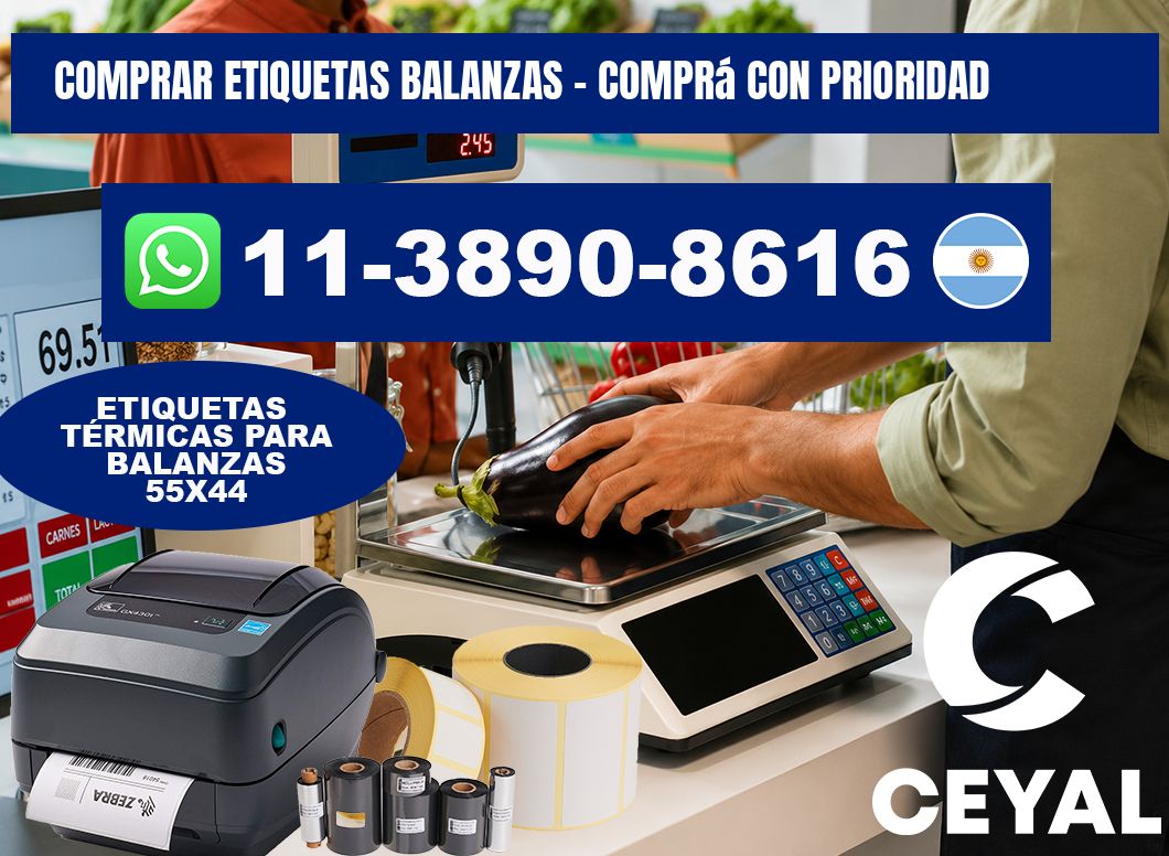COMPRAR ETIQUETAS BALANZAS - Comprá con prioridad