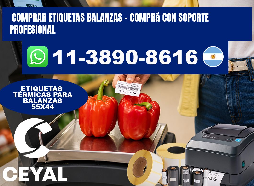 COMPRAR ETIQUETAS BALANZAS - Comprá con soporte profesional