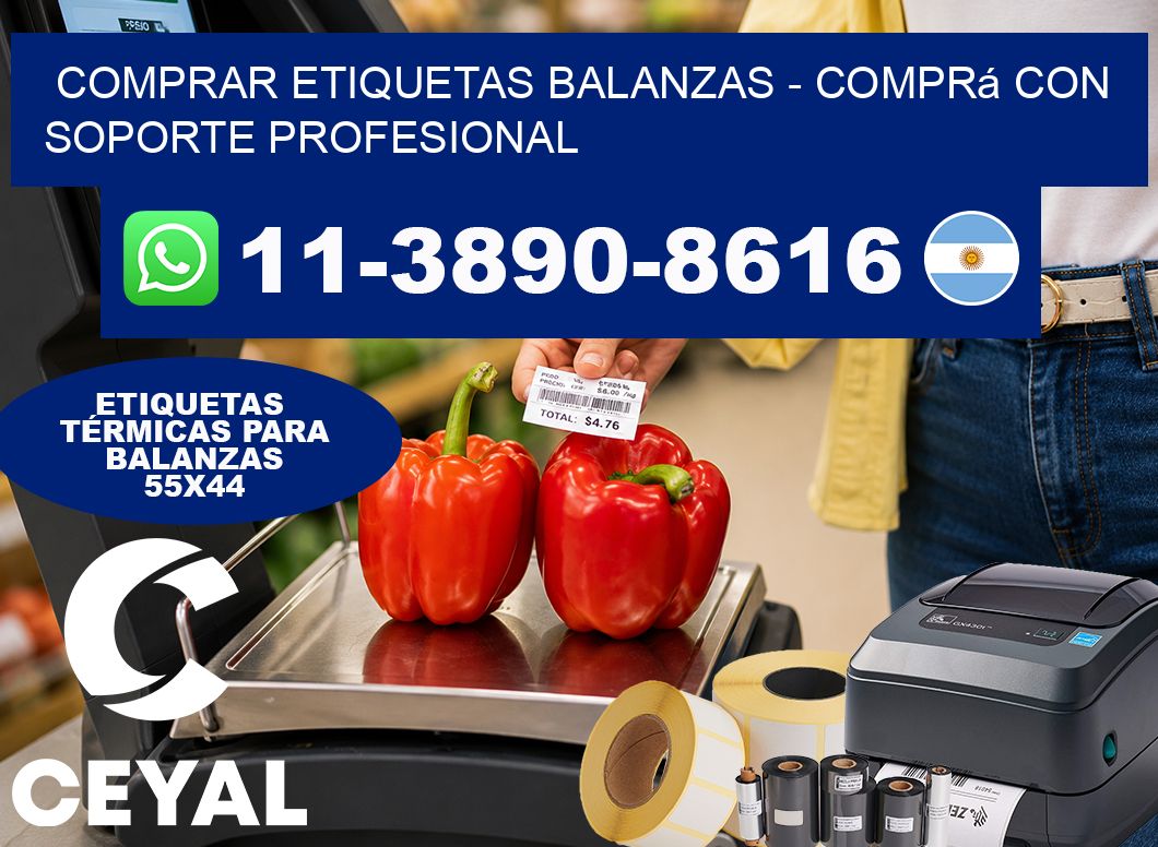 COMPRAR ETIQUETAS BALANZAS – Comprá con soporte profesional