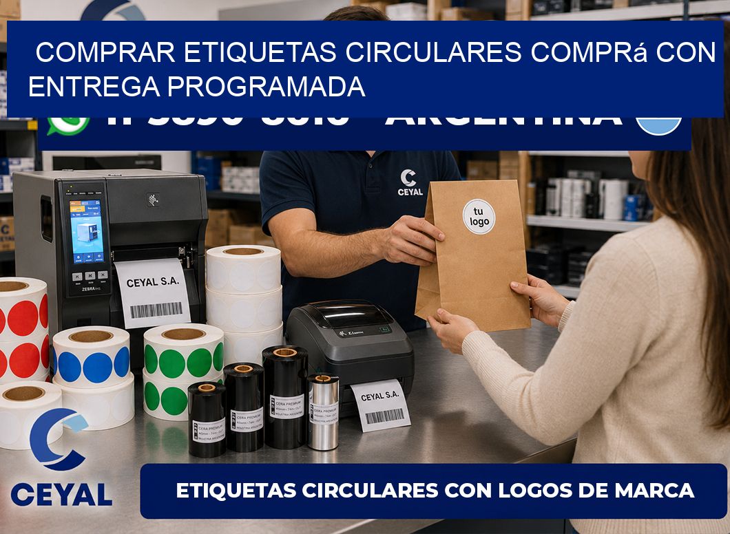 COMPRAR ETIQUETAS CIRCULARES Comprá con entrega programada