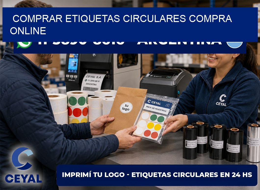 COMPRAR ETIQUETAS CIRCULARES compra online