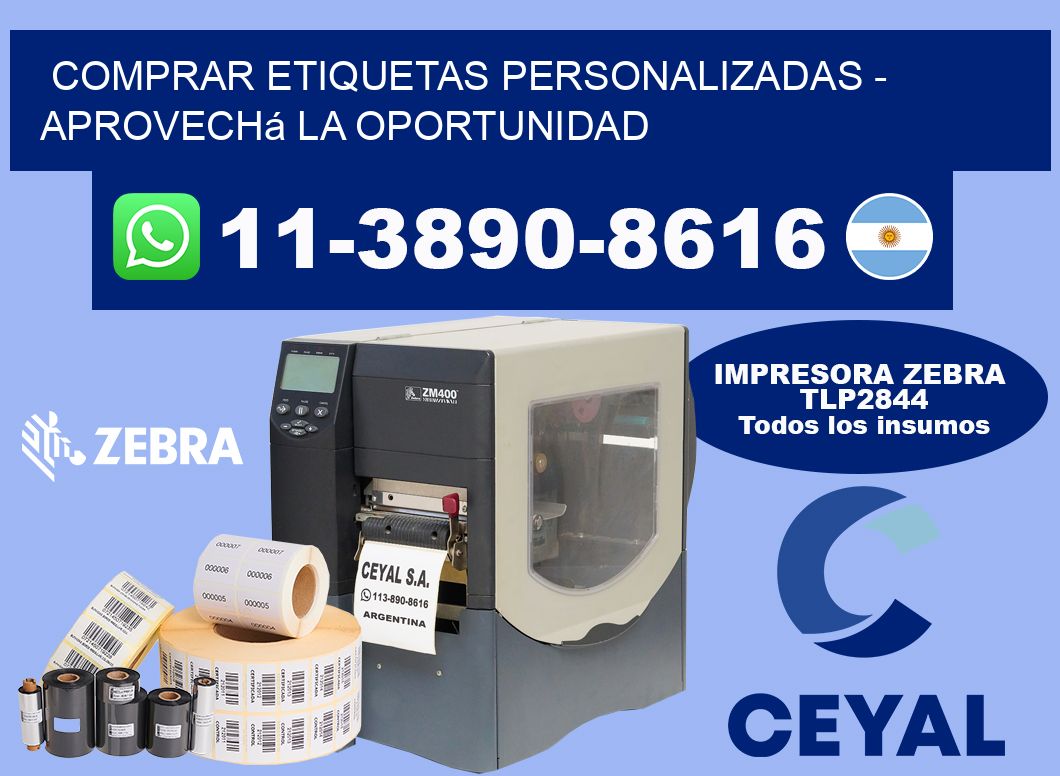 COMPRAR ETIQUETAS PERSONALIZADAS - Aprovechá la oportunidad
