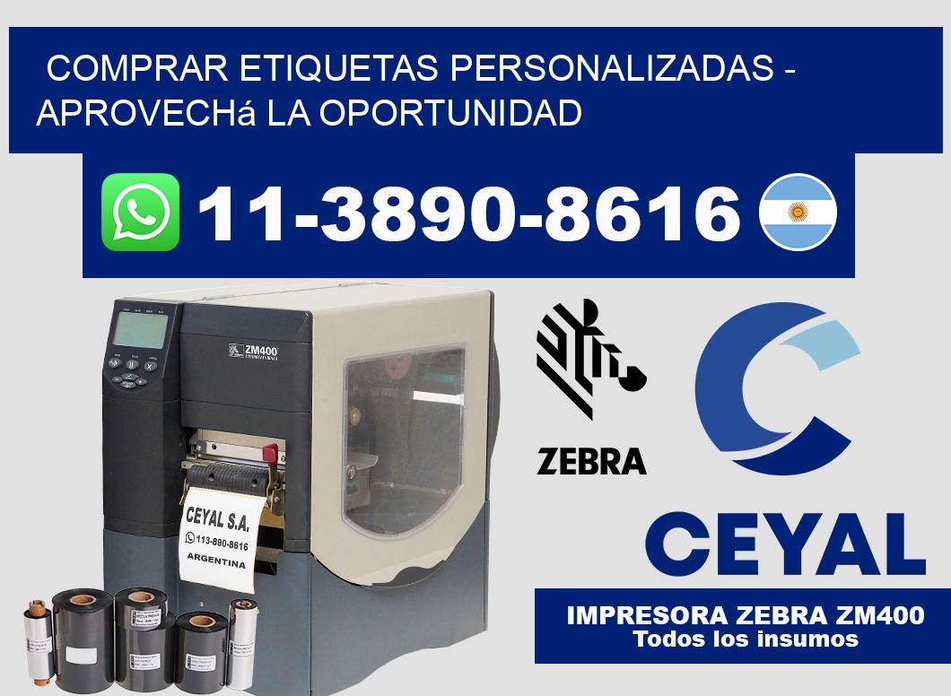 COMPRAR ETIQUETAS PERSONALIZADAS - Aprovechá la oportunidad