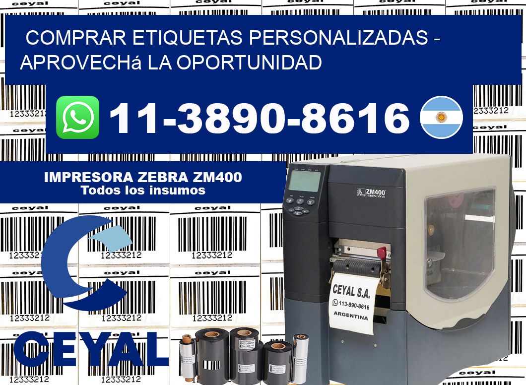 COMPRAR ETIQUETAS PERSONALIZADAS – Aprovechá la oportunidad