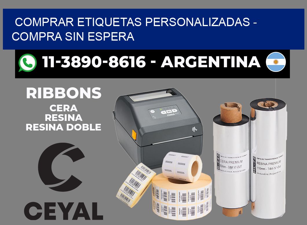 COMPRAR ETIQUETAS PERSONALIZADAS - Compra sin espera