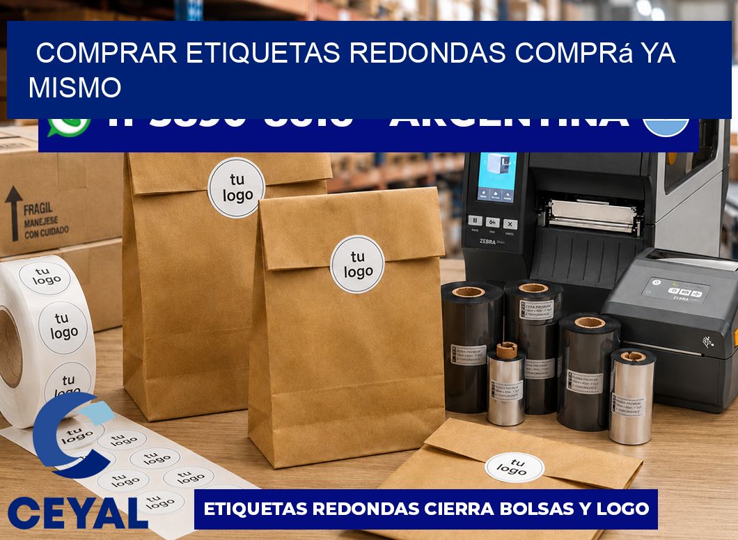COMPRAR ETIQUETAS REDONDAS Comprá ya mismo