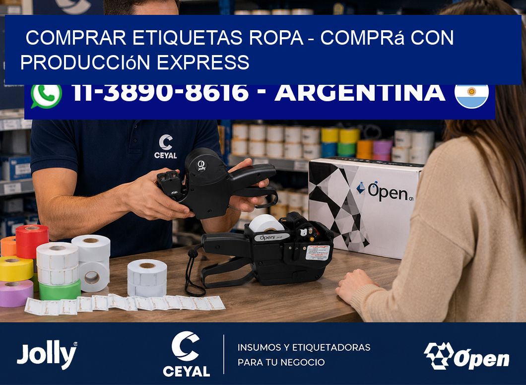 COMPRAR ETIQUETAS ROPA – Comprá con producción express