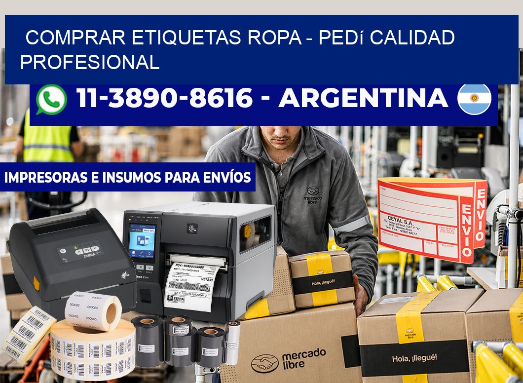 COMPRAR ETIQUETAS ROPA - Pedí calidad profesional