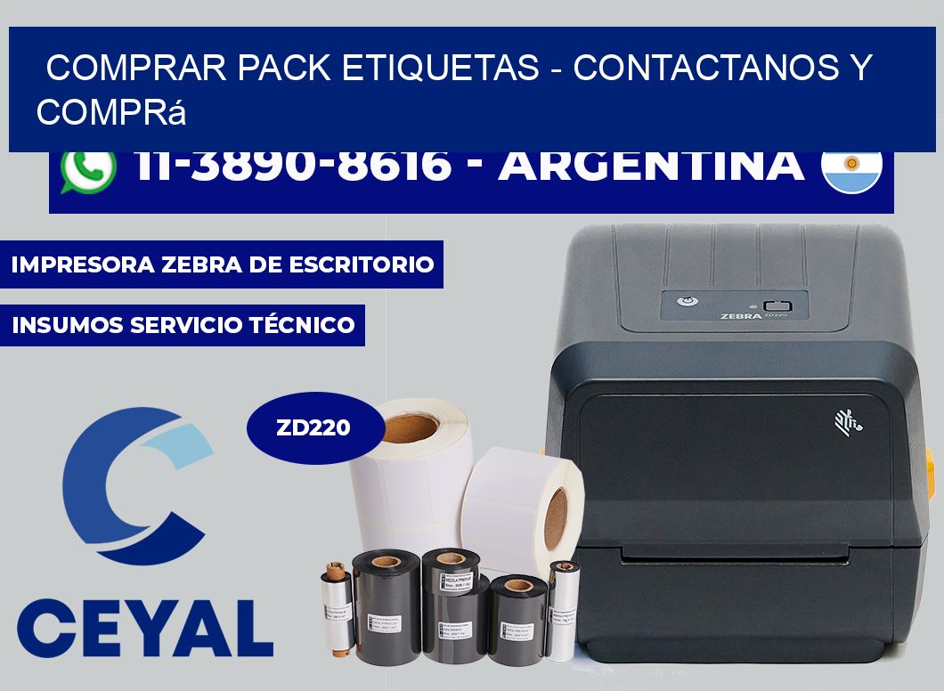 COMPRAR PACK ETIQUETAS - Contactanos y comprá