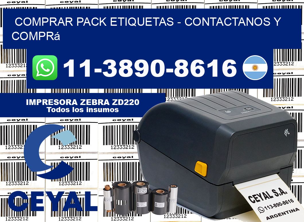 COMPRAR PACK ETIQUETAS - Contactanos y comprá