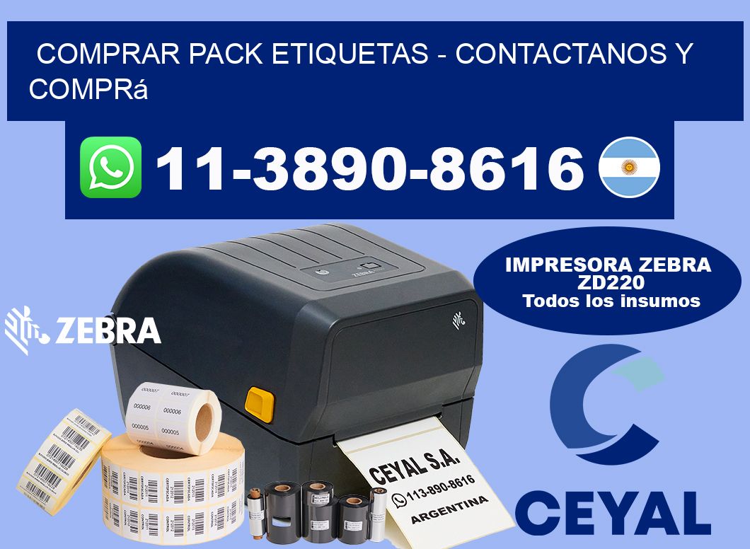 COMPRAR PACK ETIQUETAS - Contactanos y comprá
