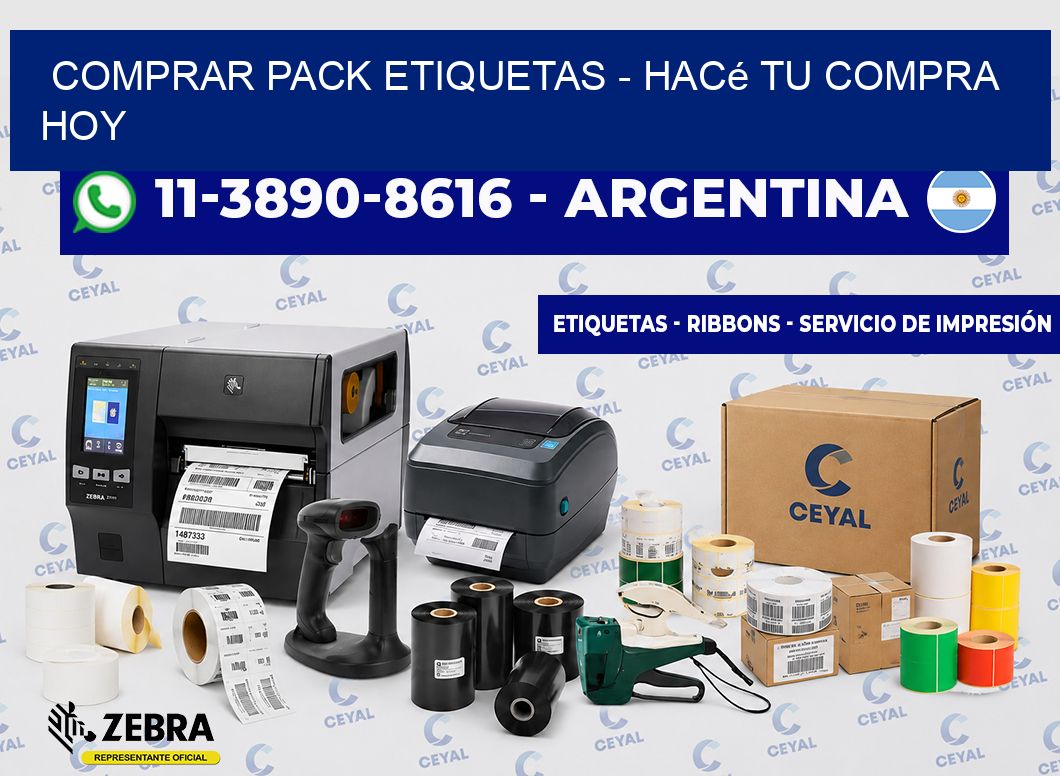 COMPRAR PACK ETIQUETAS - Hacé tu compra hoy