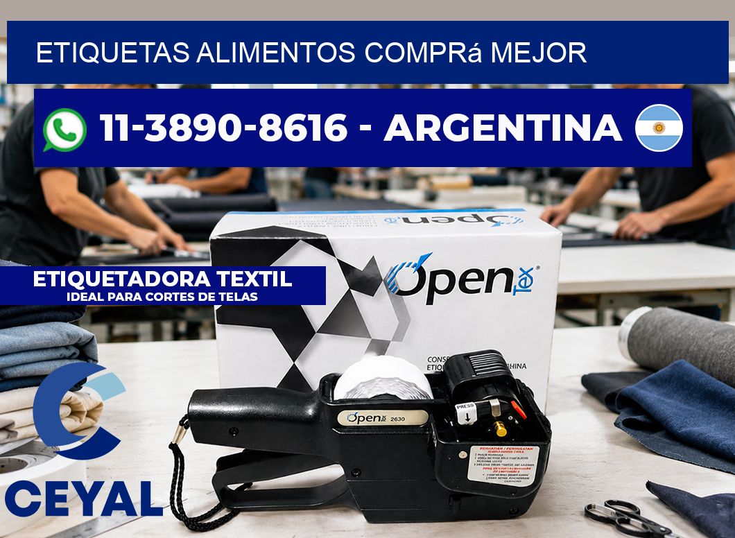 ETIQUETAS ALIMENTOS Comprá mejor