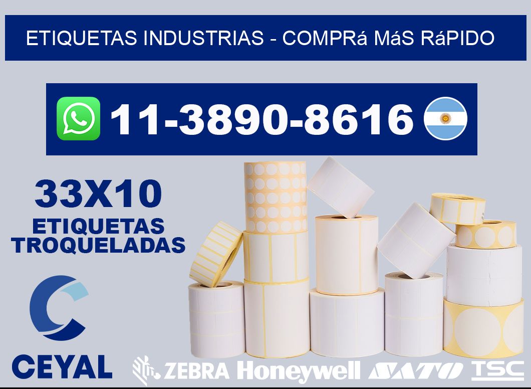 ETIQUETAS INDUSTRIAS - Comprá más rápido