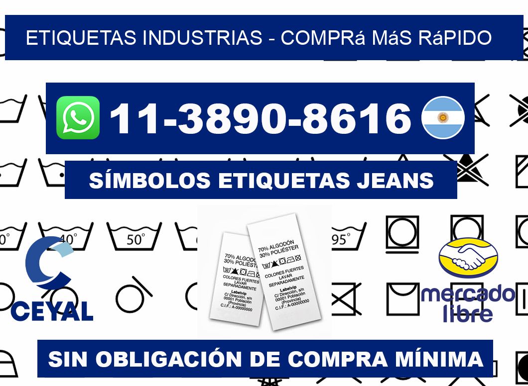 ETIQUETAS INDUSTRIAS - Comprá más rápido