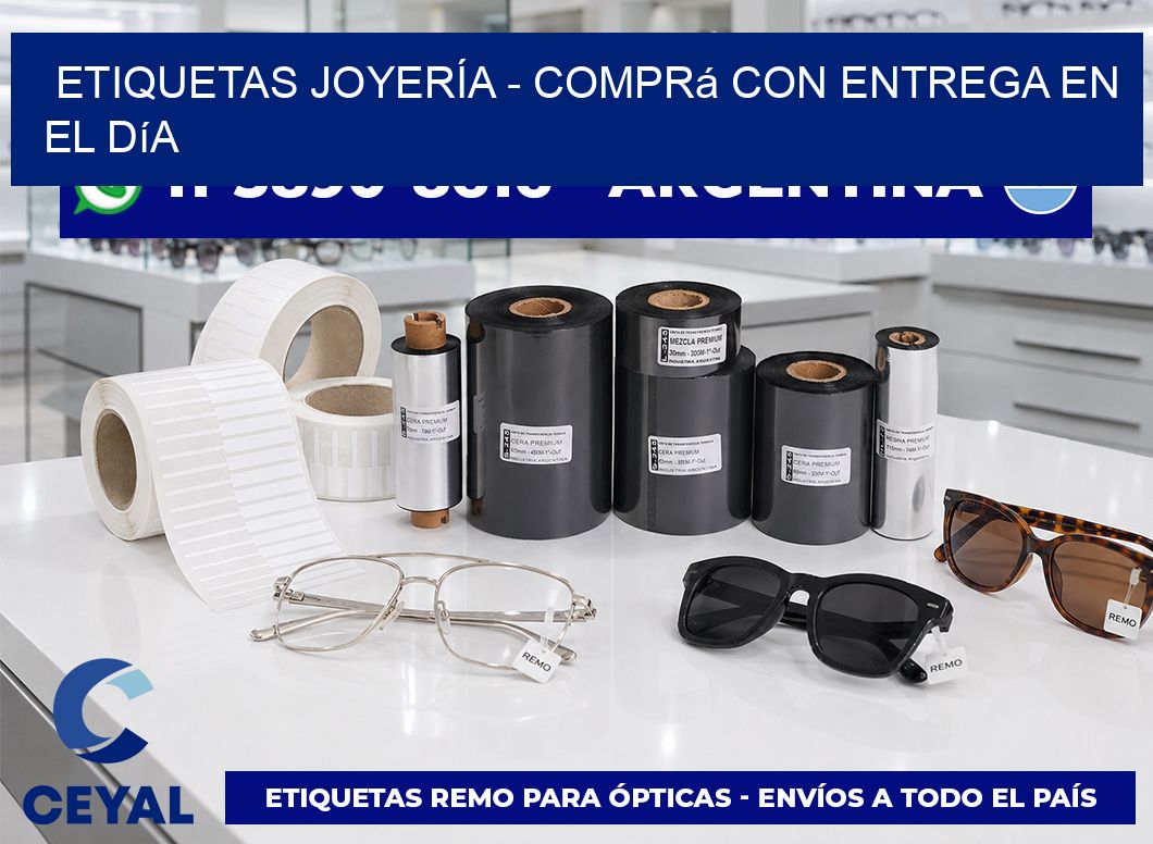 ETIQUETAS JOYERÍA - Comprá con entrega en el día