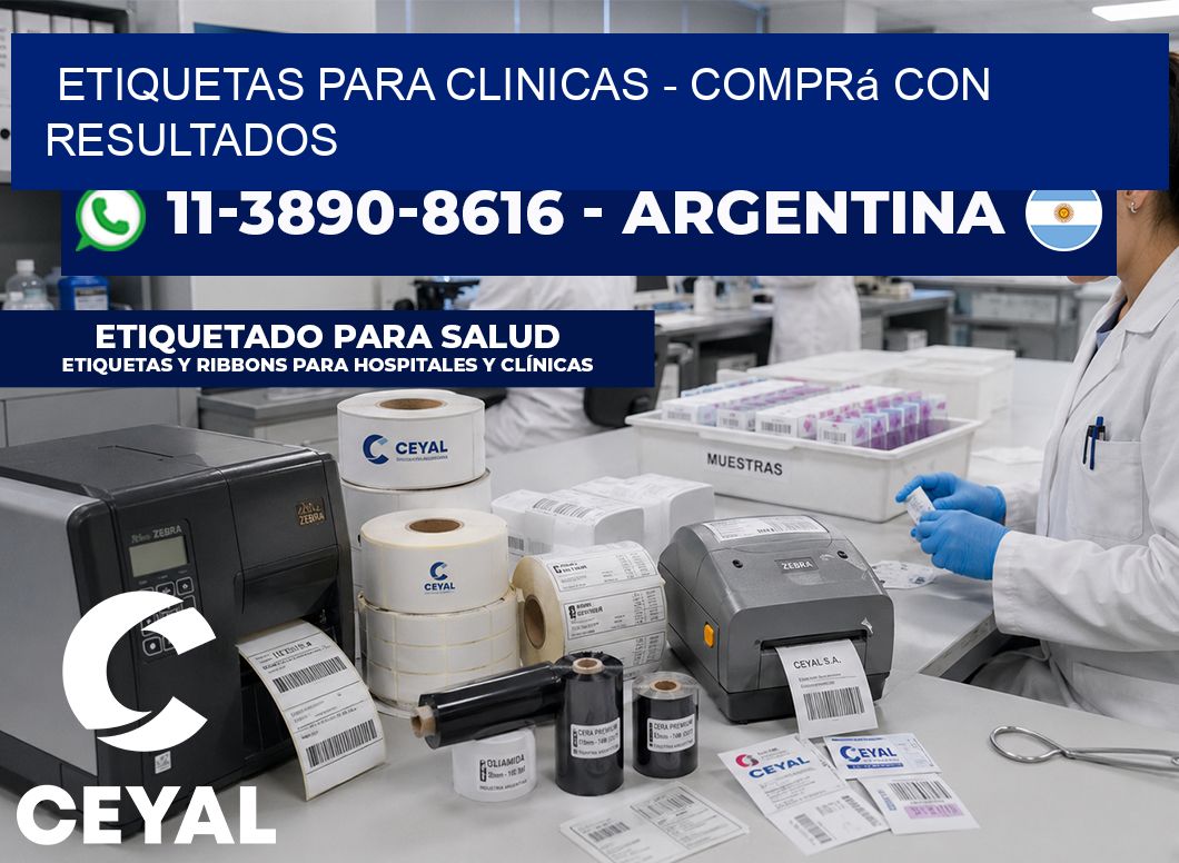ETIQUETAS PARA CLINICAS - Comprá con resultados
