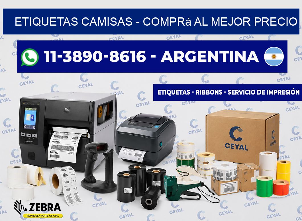 Etiquetas Camisas - Comprá al mejor precio