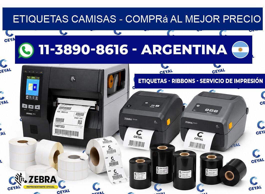 Etiquetas Camisas - Comprá al mejor precio
