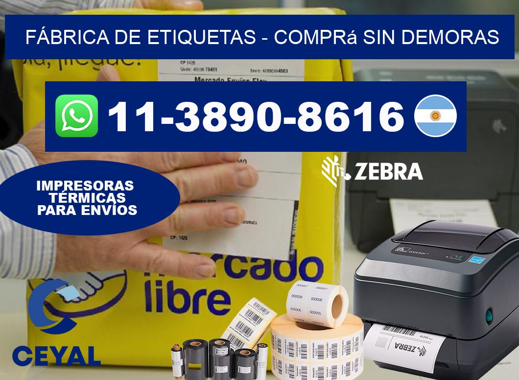 FÁBRICA DE ETIQUETAS – Comprá sin demoras