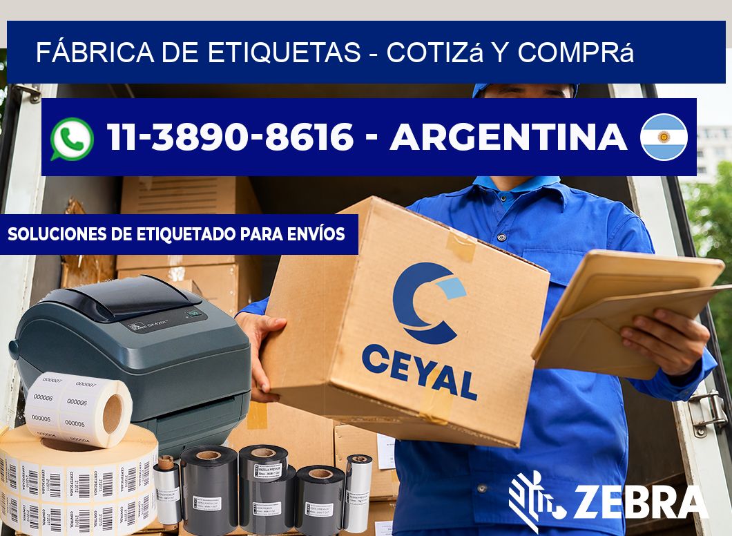 FÁBRICA DE ETIQUETAS - Cotizá y comprá