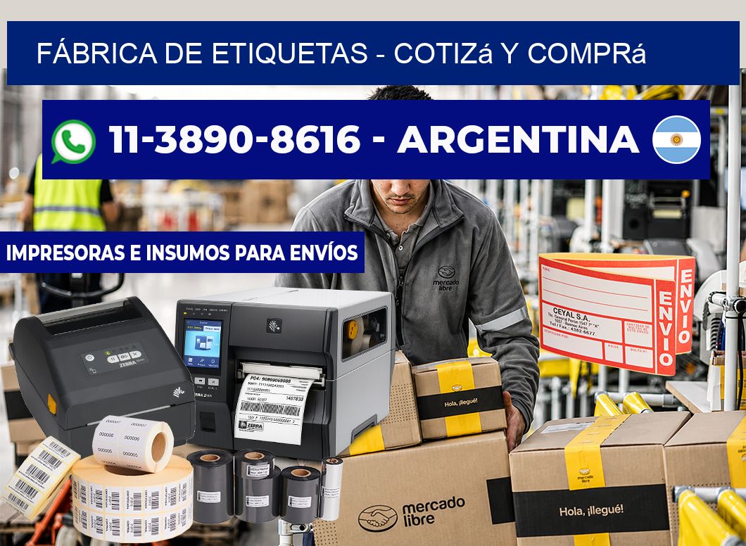 FÁBRICA DE ETIQUETAS - Cotizá y comprá