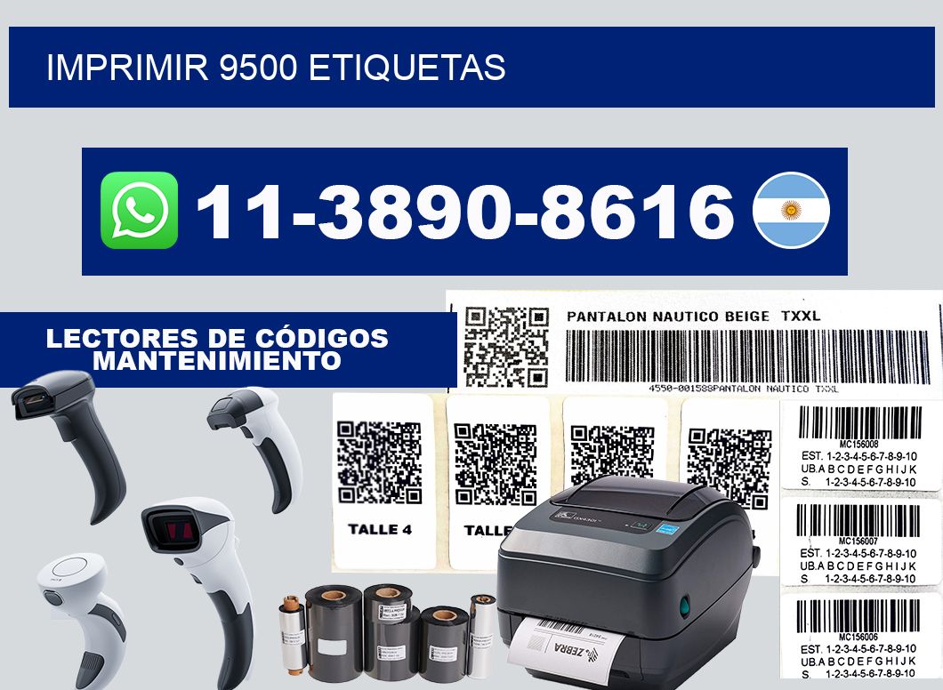 IMPRIMIR 9500 ETIQUETAS